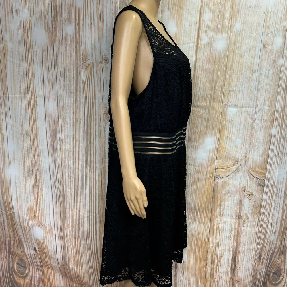 Rue21+ Black Lace Skater Dress - Picture 6 of 8